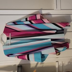 Lane Bryant open front kimono style poncho/wrap. Plus size